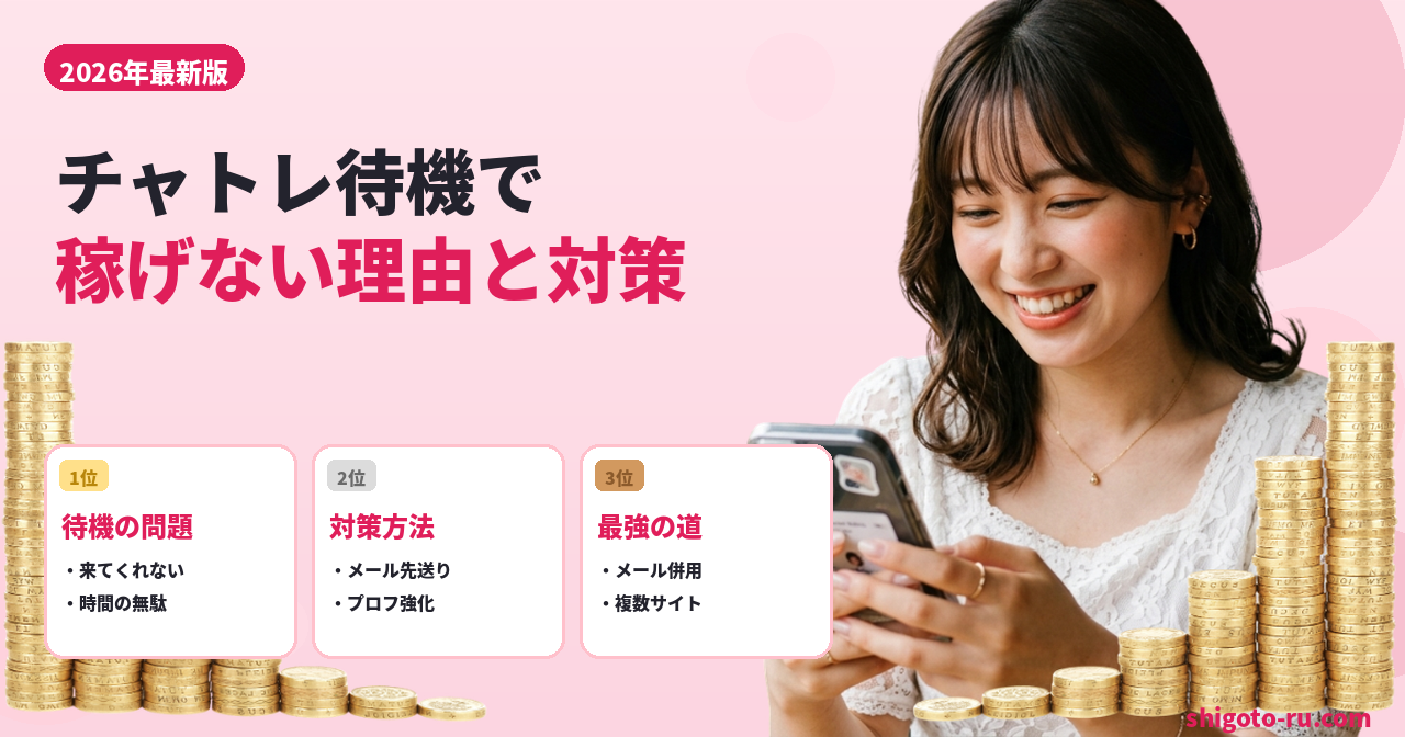 チャットレディの待機で稼げない