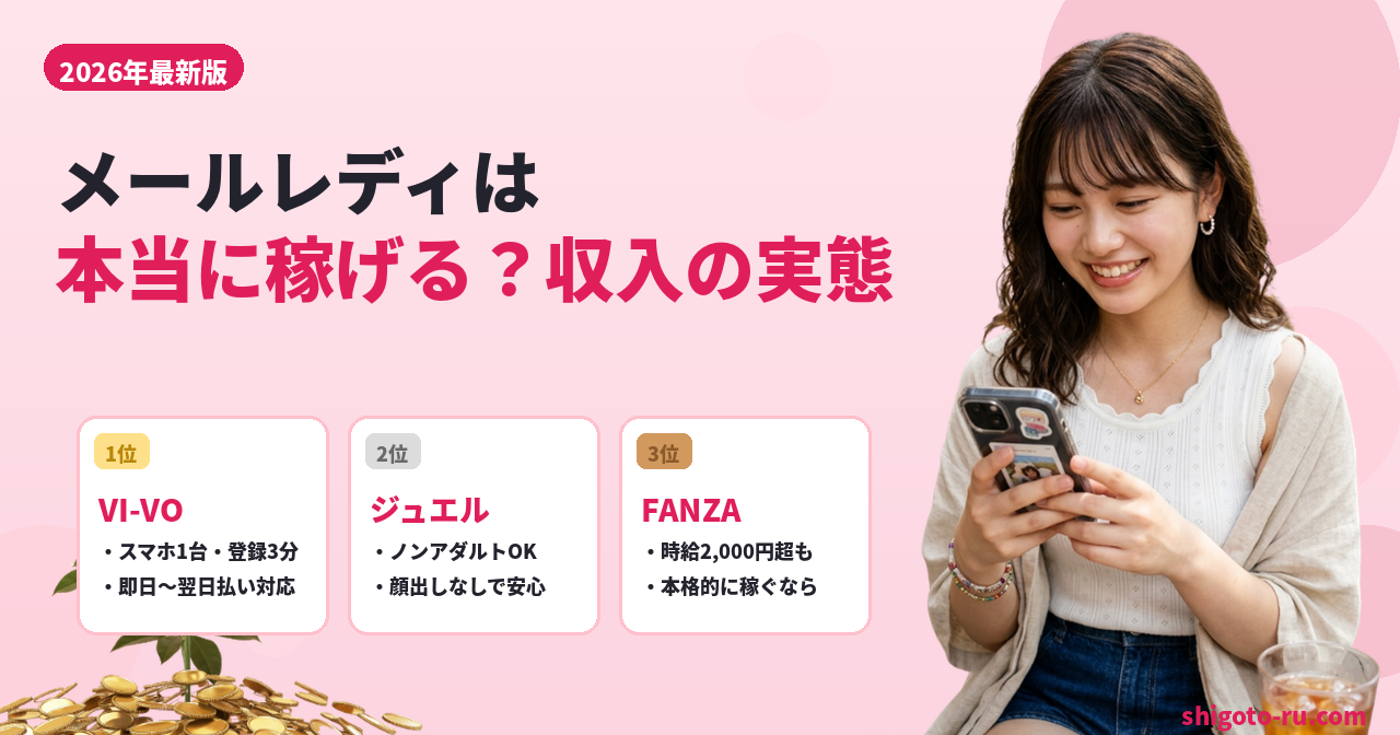 メールレディは稼げる